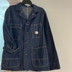 Vintage 50’s Penney’s Big Mac Denim Chore Coat Jean jacket, lightweight